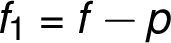 f_1 = f - p