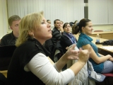 Přednáška o účasti na Světovém kongresu neslyšících v Durbanu